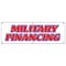 Signmission MILITARY FINANCING BANNER SIGN army navy marines air force finance credit B-72 Military Financing - alternate 1